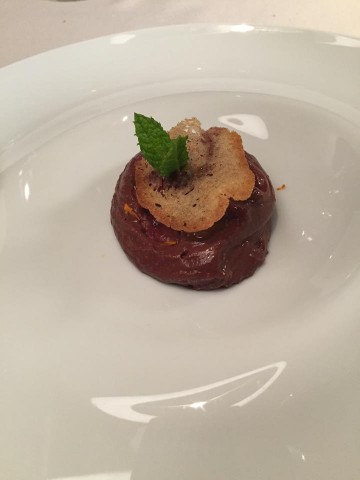Qafiz di Nino Rossi, Cremoso al cioccolato Ashanti e pane croccante