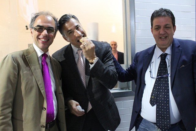 Antimo Caputo, Fred Mortati e Luciano Pignataro a lsdm New York