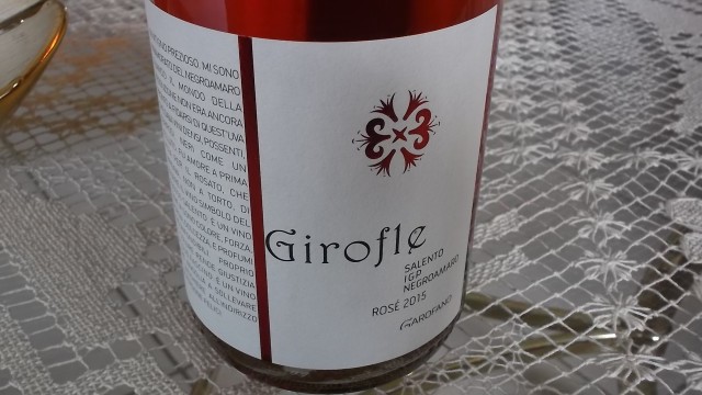 Girofle Salento Rosato Negroamaro Igp 2015 Garofano