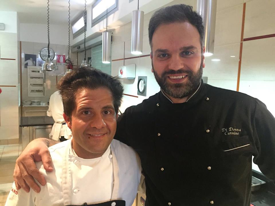 Giuseppe Di Martino, chef esecutivo alla Torre e Carmine Di Donna, capo pasticciere