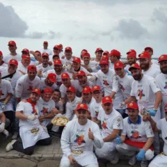 Pizza Guinnes World Records lungomare di Napoli