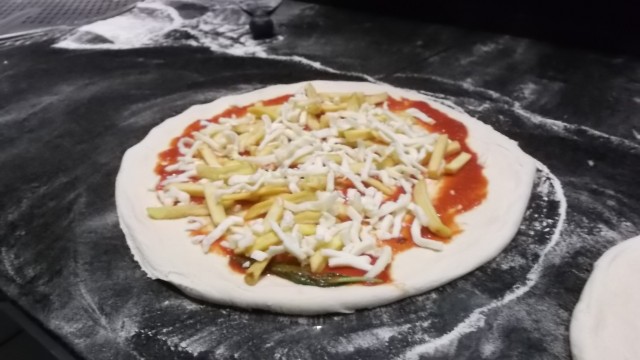 Ristorante Pizzeria Grotta Azzurra Pizza con fior di latte e patate