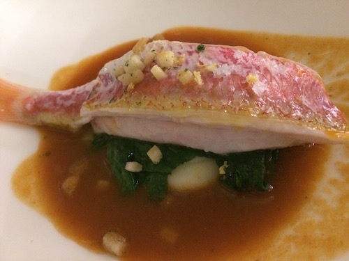 Triglia con ragù di livornese