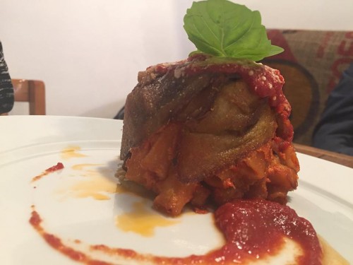 Babar, parmigiana di melanzane