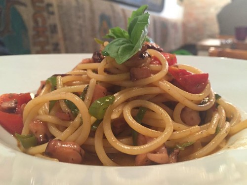 Babar, spaghettone mare e verdure