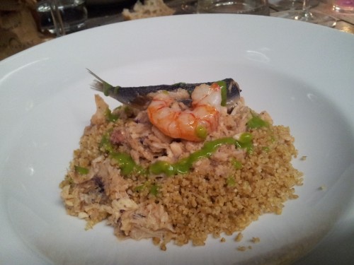 Cous cous di mare Peppe Barone Fattoria delle Torri