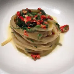 Spaghetti con limoni di mare