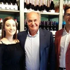 Andrea Pagano con il padre Peppino ed il fidanzato Antonello