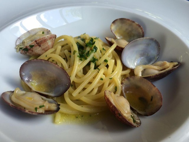 Pietratorcia, spaghetti con vongole veraci