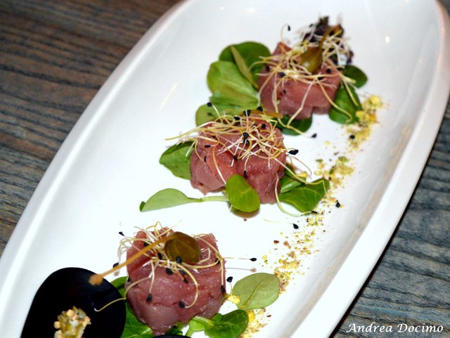 Bubba Pub a Pozzuoli. Tartare di Pesce