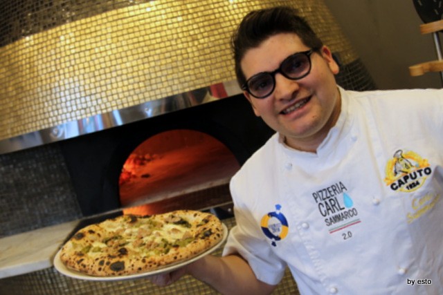 Carlo Sammarco Pizzeria 2.0 broccolo aprilatico e salsiccia