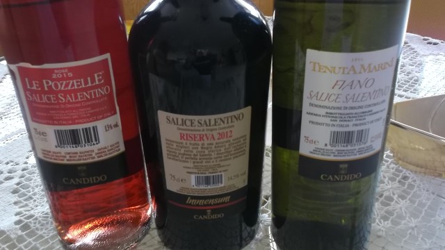 Controetichette Vini di Candido