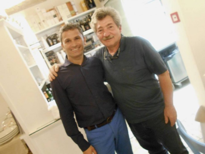 Diego Biancofiore, titolare del ristorante e Lello Tornatore