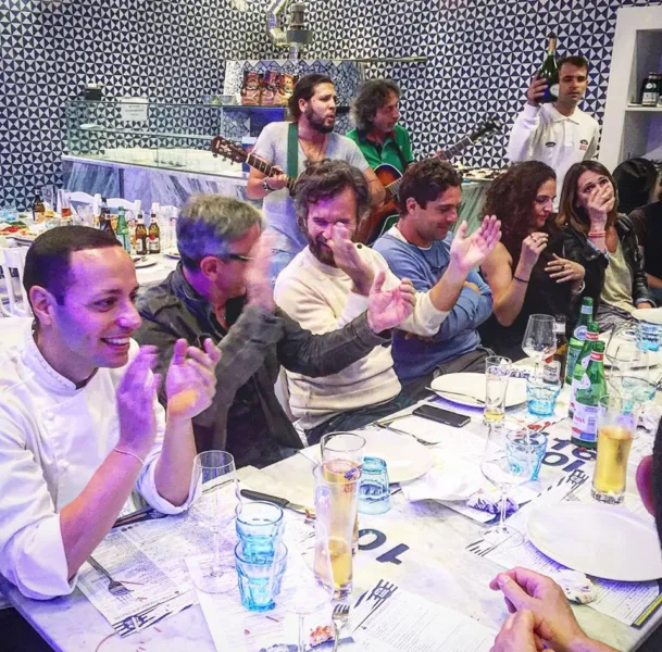 Masterchef da Sorbillo, tavolata