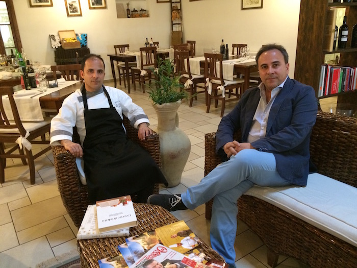 Pietro Carlone con il fratello