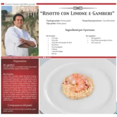 RISOTTO CON LIMONE E GAMBERI