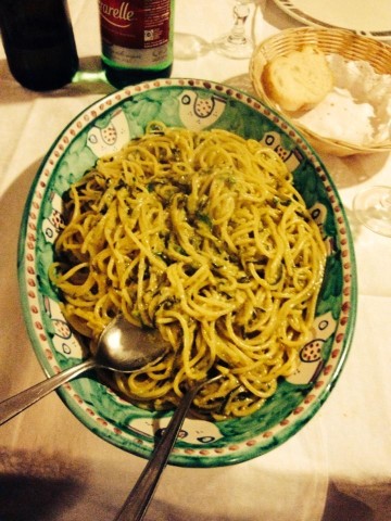 Spaghetti alla Nerano Le Sirene