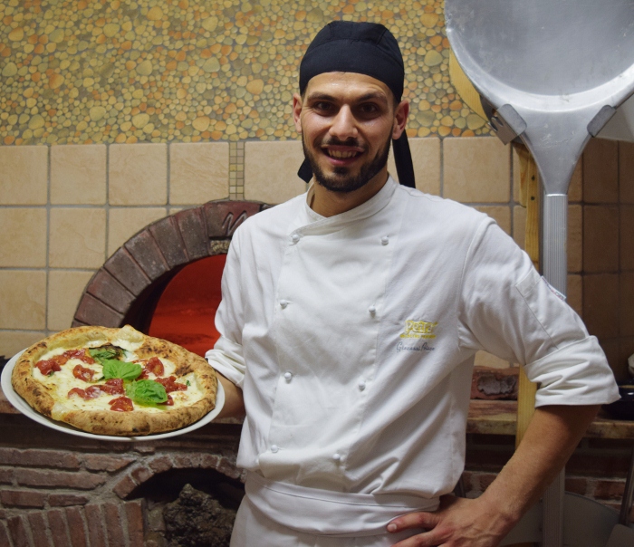 Giovanni Prisco e la sua pizza