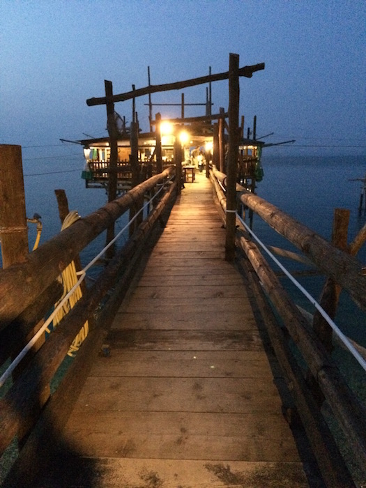 Ingresso Trabocco Valle Grotta a San Vito Chietino