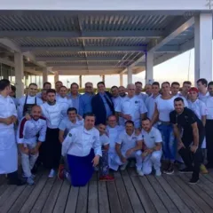 Napoli e' fritta foto di gruppo