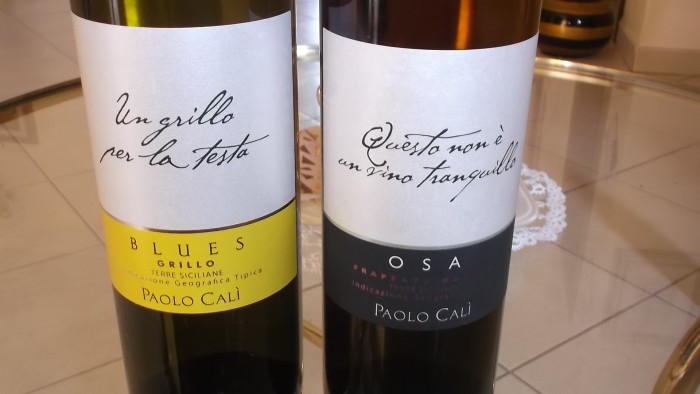 Vini dell'azienda agricola Paolo Cali