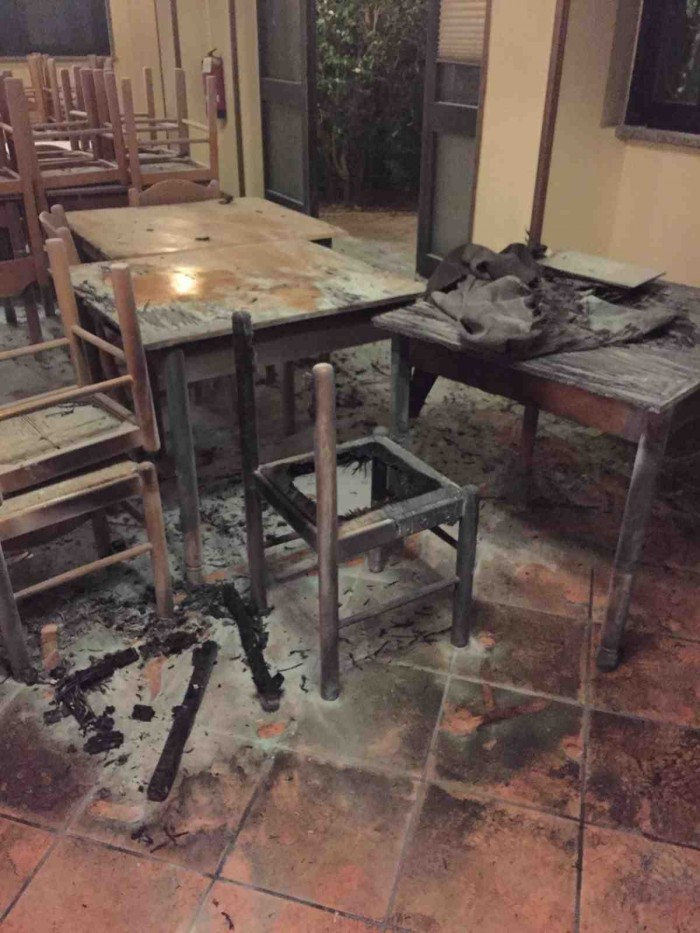 Torsiello incendio trattoria