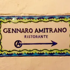 Ristorante Gennaro Amitrano, Maiolica Segnaletica