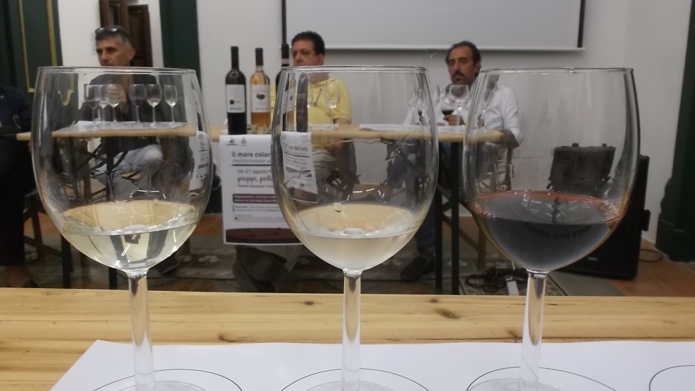 Mediterranean Wine Festival Degustazione dei vini di Mastroberardino Neroameta', Lacrimarosa e Radici Taurasi