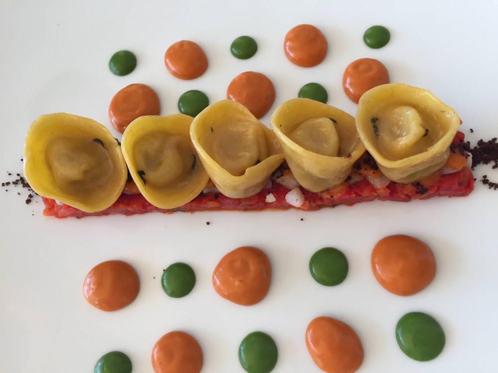 Olivo Capri Palace, tortelli di stoccafisso