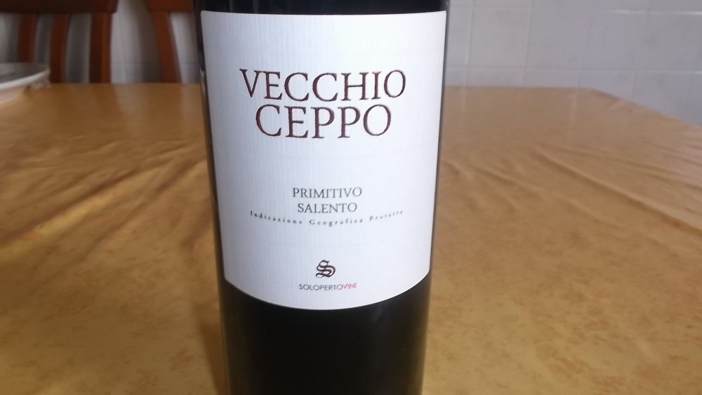 Vecchio Ceppo Primitivo Salento Ugp 2015 Cantine Soloperto