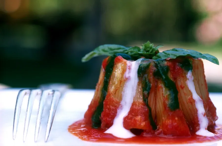 Il Vesuvio di rigatoni