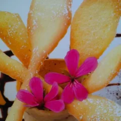 Impressionismo di zabaione e crema al caffe'