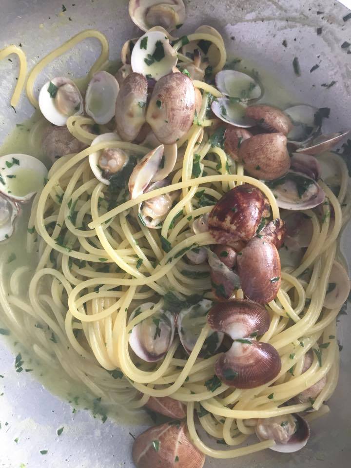 Spaghetto a vongole, Lido Azzurro, Amalfi