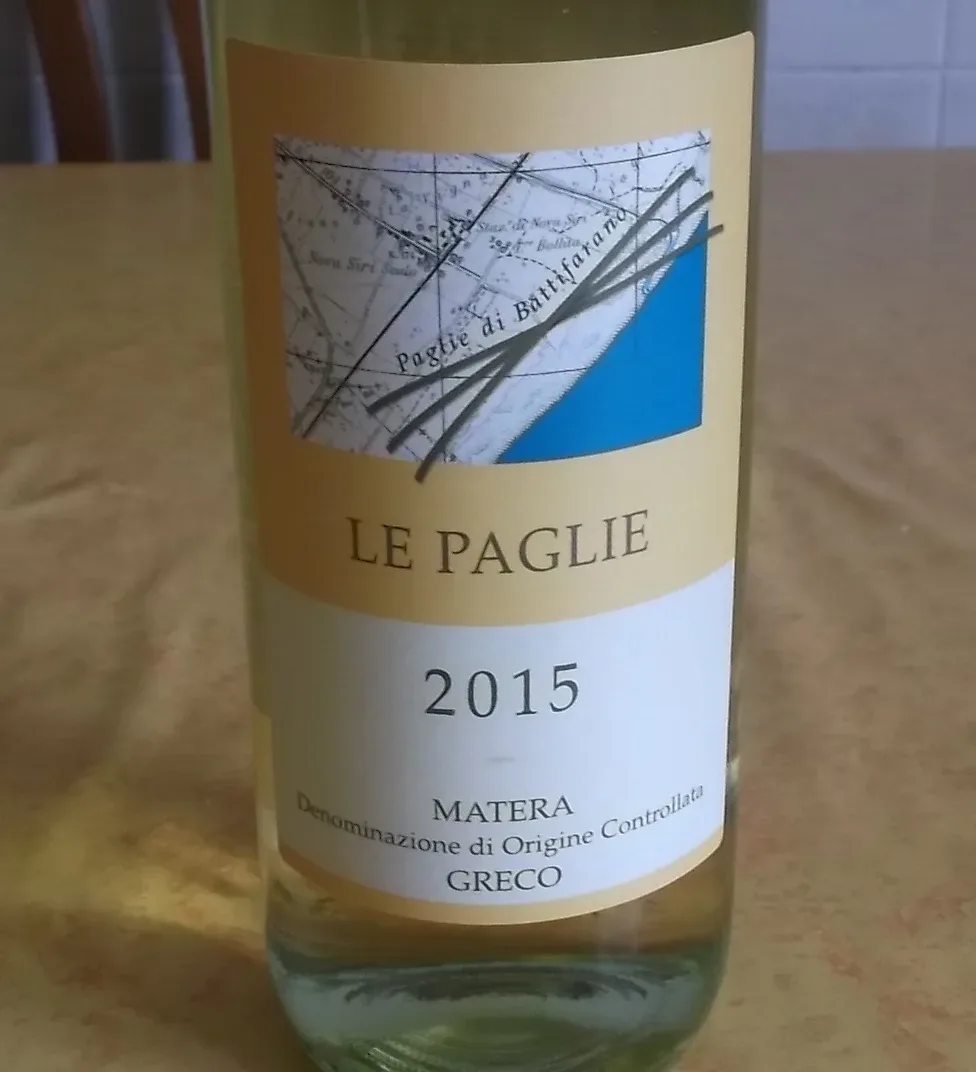 Le Paglie Greco Matera Doc 2015, Cerrolongo