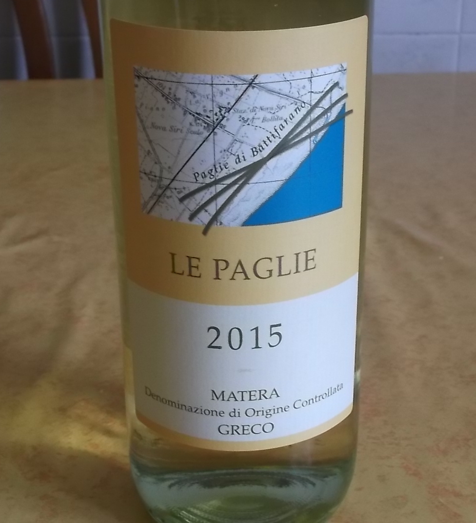 Le Paglie Greco Matera Doc 2015, Cerrolongo