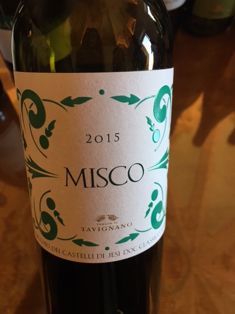 Verdicchio dei Castelli di Jesi Cl. Sup. Misco 2015 