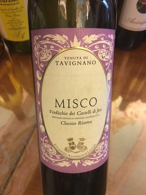 Verdicchio dei Castelli di Jesi Cl. Sup. Misco 2015