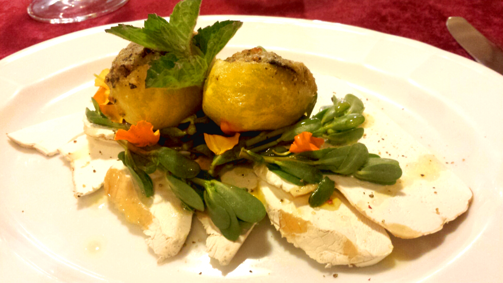 Patate, lumache e langermannia. Osteria Morelli