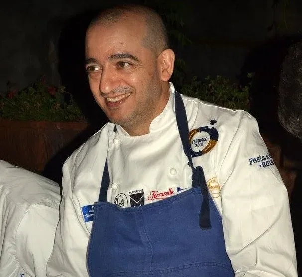 Pino Cuttaia durante la Festa a Vico