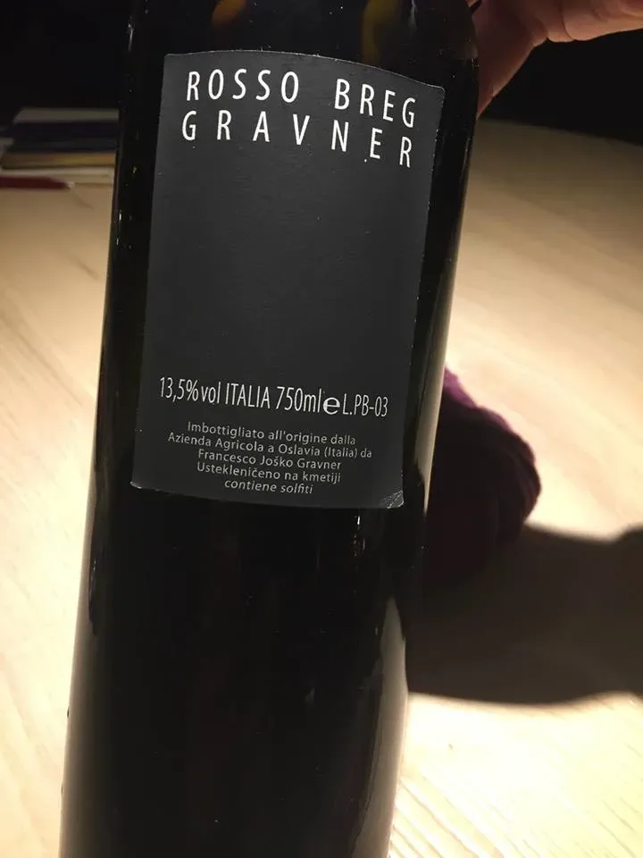 Rosso Gravner 2003