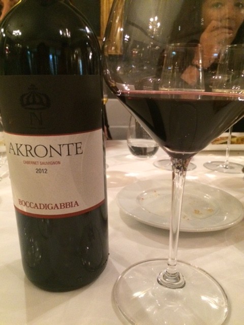 Unico assaggio rosso Akronte Cabernet Sauvignon