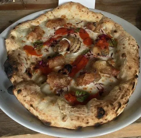 Pizza con le lumache