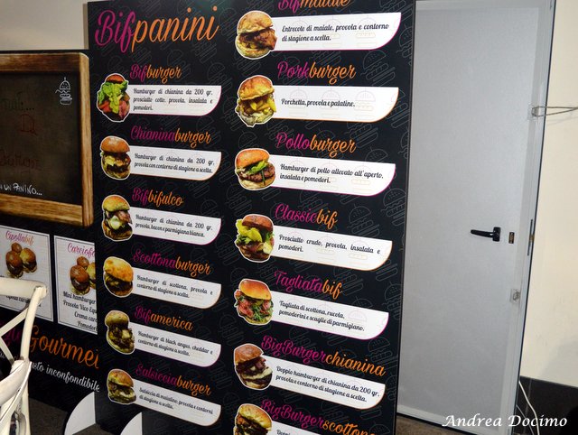 Bifburger by Bifulco a San Giuseppe Vesuviano. L'elenco dei panini