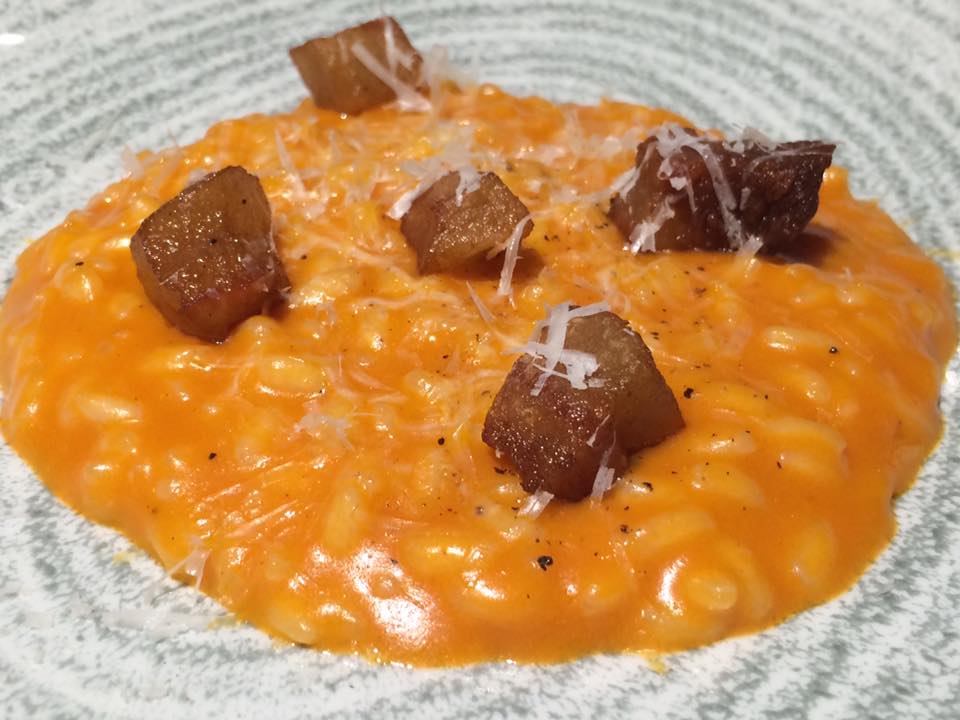 Glowig, risotto all'amatriciana