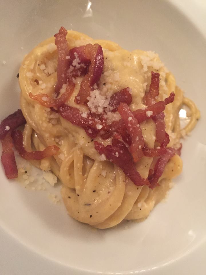 Al Convivio Troiani, la carbonara