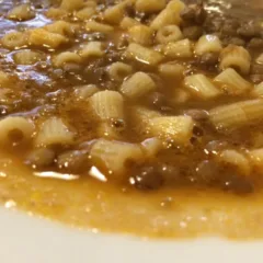 Da Romolo, pasta e lenticchie