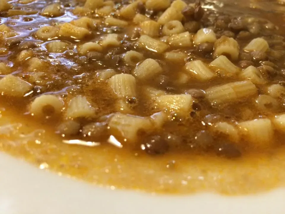 Da Romolo, pasta e lenticchie