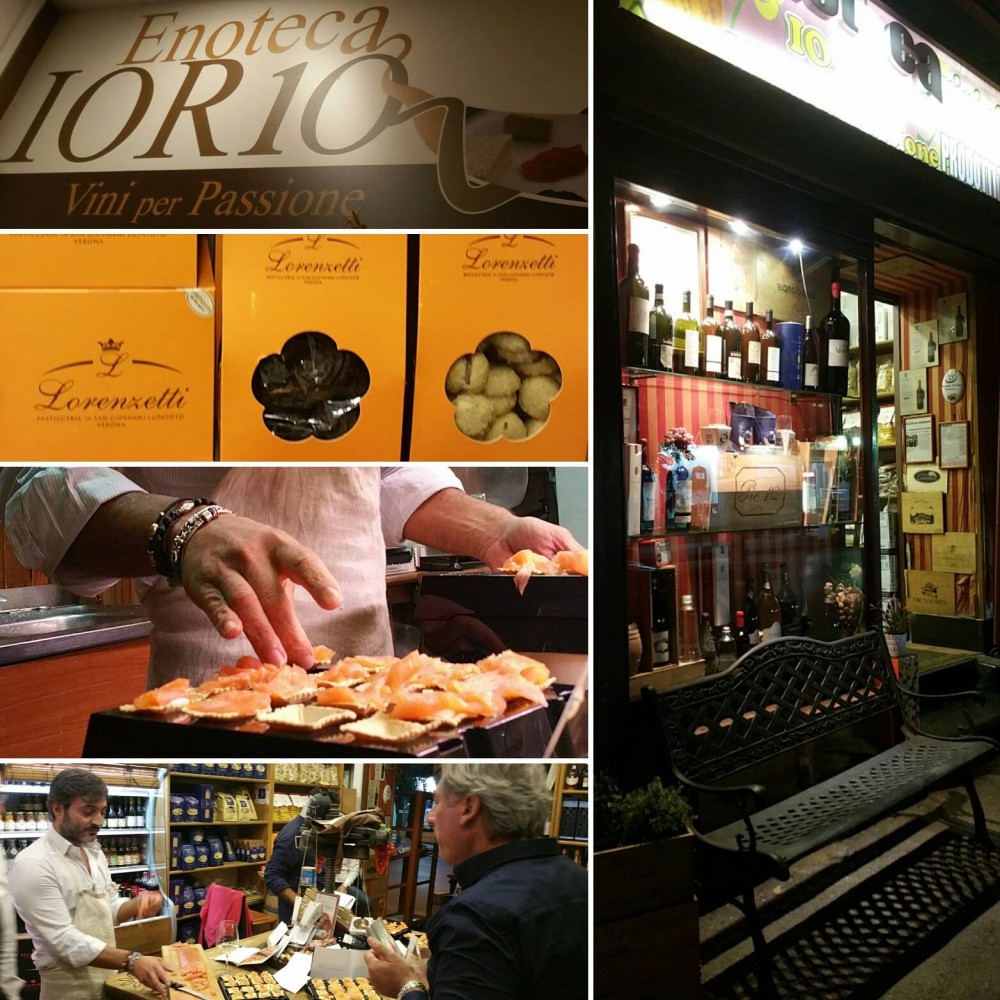 Enoteca Iorio, composizione