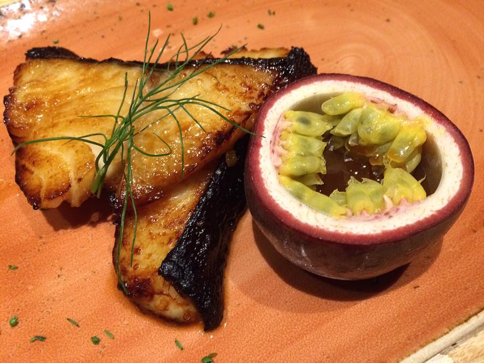 J JAPANESE, Black Cod, Miso e Passion Fruit