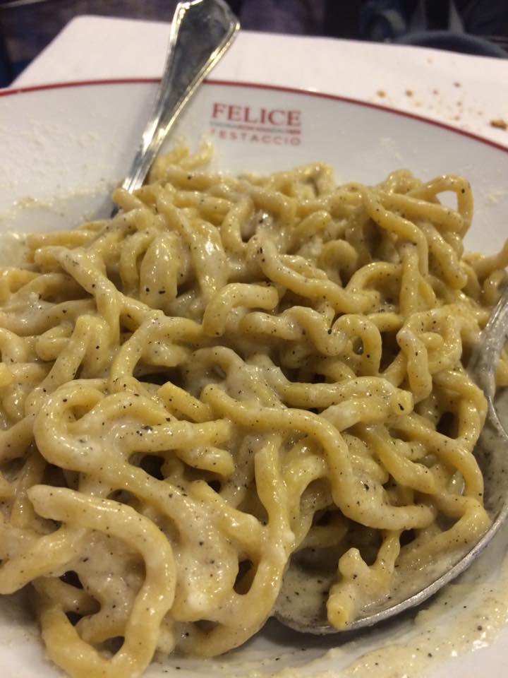 Felice a Testaccio, la famosa cacio e pepe